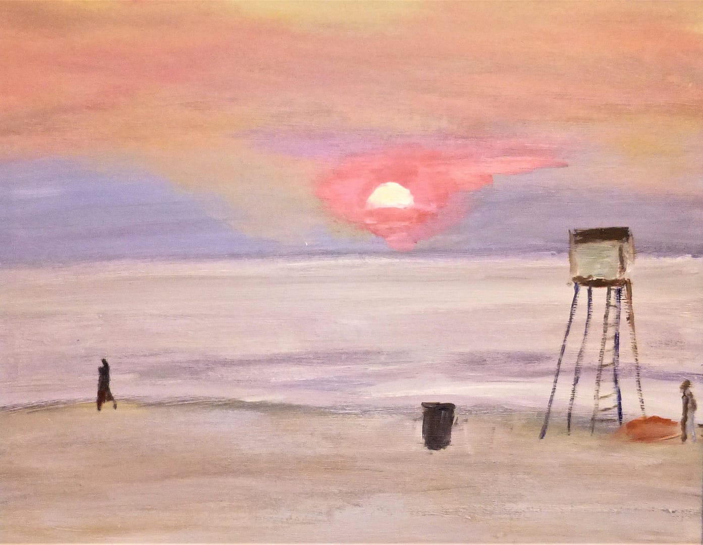 Polen, Oostzee zonsondergang