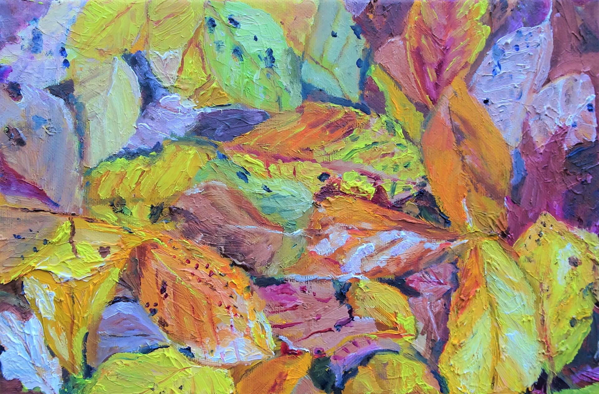 schilderij-herfst-bladeren